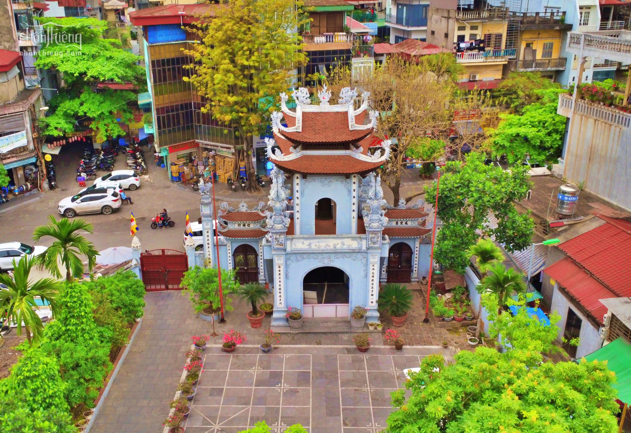 CHÙA VUA TRONG KHÔNG GIAN PHỐ PHƯỜNG HÀ NỘI XƯA