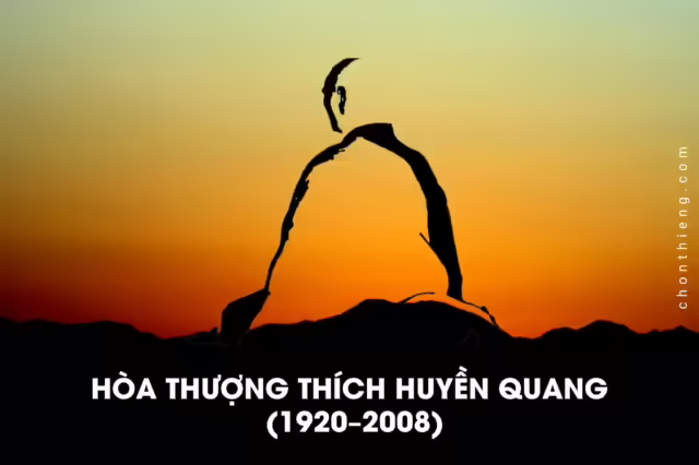 Hòa Thượng Thích Huyền Quang (1920 2008)
