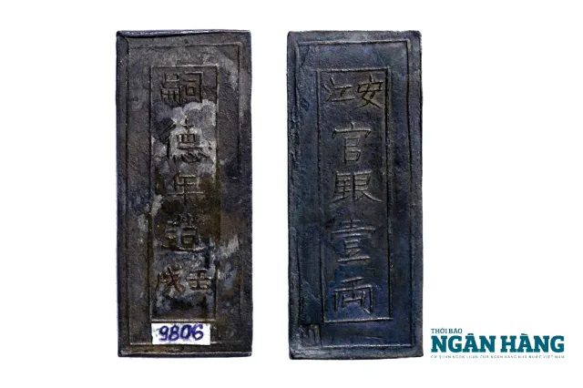 Tiền Tự Đức niên tạo Quan ngân nhất lượng An Giang